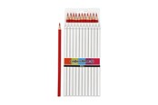 Utensilien zum Schreiben und Zeichnen - Creativ Company Triangular Colored Pencils - Red 12 pcs. - 38572