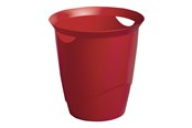 Schreibtischzubehör - DURABLE TREND - waste basket - 16 L - opaque red - 1701710080