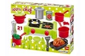 Spielküche & Zubehör - Ecoiffier - 100% Chef Stove 12pcs. - 2649