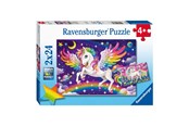 Puzzle - Ravensburger Puzzle Unicorn and Pegasus 2x24 pcs. 2D Puzzles - 56774