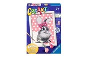 Kreativ-Spiele - Ravensburger CreArt Paint by Number - Rabbit with Glitter - 289332