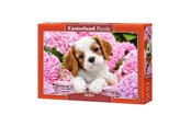 Puzzle - Selecta Play - Castorland Jigsaw Puzzle Puppy in pink flowers 500 pcs - B-52233-2