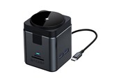Handys - Adapter und Ladegeräte - BlitzWolf BW-TH17 9-in-1 Type-C Docking Station with Magnetic 15W Wireless Charger - BW-TH17