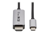 Display Kabel - Eaton Tripp Lite Series USB-C to HDMI Active Adapter Cable M/M 8K60 Hz 4K 144Hz HDR 4:4:4 HDCP 2.3 Black 6ft - U444-006-H8K6