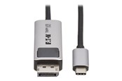 Display Kabel - Eaton Tripp Lite Series USB-C to DisplayPort Active Adapter Cable M/M 8K 60Hz 4K 144Hz HDR 4:4:4 HDCP 2.3 Black 6ft - U444-006-DP8K6