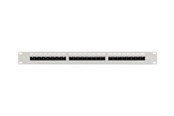 Netzwerkzubehör - Lanberg patch panel - 1U - 19" - with shelf - PPU5-1124-S