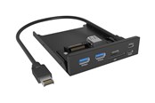 USB-Hubs - ICY BOX IB-HUB1419-i3 USB-Hubs - 4 - Schwarz - IB-HUB1419-I3