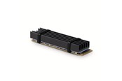 Speicherzubehör - AXAGON Aluminium Heatsink for M.2 SSD 10 mm - CLR-M2L10