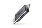 Speicherkarten Lesegerät/Adapter - AXAGON Superspeed USB-C & USB-A - SD / microSD Mini Card Reader - CRE-DAC