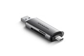 Speicherkarten Lesegerät/Adapter - AXAGON SuperSpeed USB-C & USB-A SD / microSD Card Reader - CRE-SAC