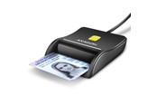 Speicherkarten Lesegerät/Adapter - AXAGON USB-A Smart Card / ID Card FlatReader - CRE-SM3N