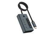 USB-Hubs - ICY BOX IB-HUB1454-C31 - hub - 4 ports USB-Hubs - 4 - Blau - IB-HUB1454-C31