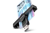 Speicherkarten Lesegerät/Adapter - AXAGON USB-A Smart Card / ID Card PocketReader - CRE-SMPA