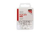 Schreibtischzubehör - Quantore - Pushpins White 40 pcs. - 1399296