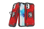 Handys - Cover & Cases - Wozinsky Ring Armor case for iPhone 14 Plus armored cover magnetic holder ring red - 9145576265529