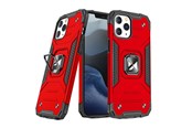 Handys - Cover & Cases - Wozinsky Ring Armor case for iPhone 14 Pro Max armored cover magnetic holder ring red - 9145576265611