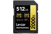 Speicherkarten - Lexar Professional Gold 2000x SD - 300MB/s - 512GB - LSD2000512G-RNNNG