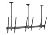 Wandhalterungen, AV-Halterungen & AV-Möbel - Multibrackets M Pro Series mounting kit - single side - for 3 LCD displays - black - Max 30 kg - recommended for 75" - 7350022738911