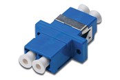 Netzwerk - Kabel - DIGITUS FO coupler Duplex LC to LC - Blau - DN-96007-2