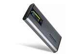 Festplatten Zubehör - AXAGON USB-C 10 Gbps Display Box for NVMe / SATA M.2 SSD - EEM2-SD2