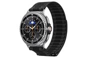 Smartwatch - Accessories - Spigen Fabric Band (hook-and-loop) - black - Samsung Galaxy Watch 8 46mm/44mm/40mm - AMP10153