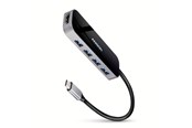 USB-Hubs - AXAGON SuperSpeed USB-C Hub USB-Hubs - USB 3.2 - 6 - Schwarz - HMC-6H4A