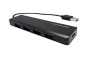USB-Hubs - LC Power LC-HUB-U3-4-V2 - hub - 5 ports USB-Hubs - 5 - Schwarz - LC-HUB-U3-4-V2