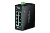 Switches - TRENDnet TI-PGLC80 - Version V1.xR - switch - industrial mini - 8 ports - TAA Compliant - TI-PGLC80