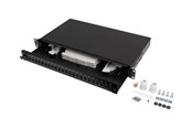 Netzwerkzubehör - Lanberg patch panel - 1U - 19" - 24 x SC simplex / 24 x LC duplex - FOP1-24SS-LDB