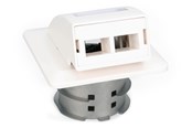 Netzwerkzubehör - DIGITUS Fiber Flush Mount Wall-Outlet For SC and LC Adapter - DN-93201