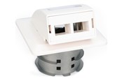 Netzwerkzubehör - DIGITUS flush mount outlet housing - for LC/SC adapters - DN-93201