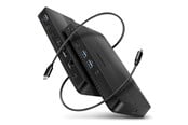 USB-Hubs - AXAGON Dual 4K Display 12-in-1 USB4 40 Gbps HUB USB-Hubs - 12 - Schwarz - HMC-U4
