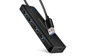 USB-Hubs - AXAGON SuperSpeed USB-A Travel Hub USB-Hubs - USB 3.2 - 4 - Schwarz - HUE-C1A