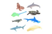 Figuren - Johntoy Animal World - Sea Animals Playset 8pcs. - 26214
