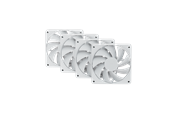Gehäuselüfter - HYTE FA12 FAN (Snow White) - 4-pack - Gehäuselüfter - 120mm - Weiß - 28 dBA - FAN-HYTE-FA12-WW-4