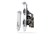 Systemzubehör - AXAGON 2 Serial Ports DB9 PCI-Express Card - PCEA-S2N