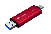 SSD - Kingston Dual Portable SSD - 2TB - Extern SSD - Schwarz - USB 3.2 Gen 2 - SPSD/2TB