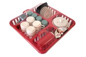 Rollenspiele - Ecoiffier Colorful Dish Draining Rack with Accessories 30cm - 10908