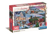 Puzzle - Clementoni Christmas Train Puzzle - 500 pieces Boden - 35566