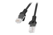 Netzwerk - Kabel - Lanberg patch cable - 1 m - black RAL 9004 - Schwarz - 1m - PCU5-20CC-0100-BK