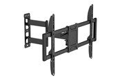 Wandhalterungen, AV-Halterungen & AV-Möbel - Gembird mounting kit - for TV - full motion - fine texture black - Max 50 kg - recommended for 90 " - WM-90ST-01