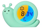 Kinderzimmer - Alecto Baby Simon Snail sleep rhythm alarm clock mint green - BC110GNSIMON