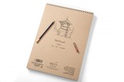Blöcke, Formulare und Notizbücher - SMLT Drawing pad SKITSE NATURAL. A3. 100g. - SM102-A3