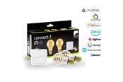 Smart-Home - EGLO E27 LED-Z MATTER A60 CCT 7W 806lm amber 2-pack w/switch - 110419