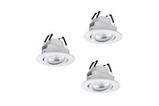 Smart-Home - EGLO SALICETO-Z dowlights Ø88 RGB/CCT 3X490lm, white - 902286
