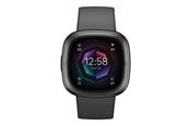Smartwatches, Pulsuhren, Sportuhren & Schrittzähler - Fitbit Sense 2 - graphite aluminium - smart watch with infinity band - shadow grey - FB521BKGB-US