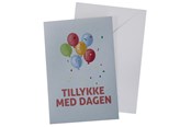Hobby-Zubehör - SCANSEASON Card with envelope Balloons 11*17cm - 100263