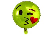 Hobby-Zubehör - SCANSEASON Foil balloon Emoji Ø45cm 1 piece. - 100312