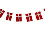 Hobby-Zubehör - SCANSEASON Flag garland Felt 16 flags 3 meters. - 100716
