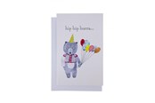 Hobby-Zubehör - SCANSEASON CARD WITH ENVELOPE 11X17CM BEAR WITH BALLOON - 101171